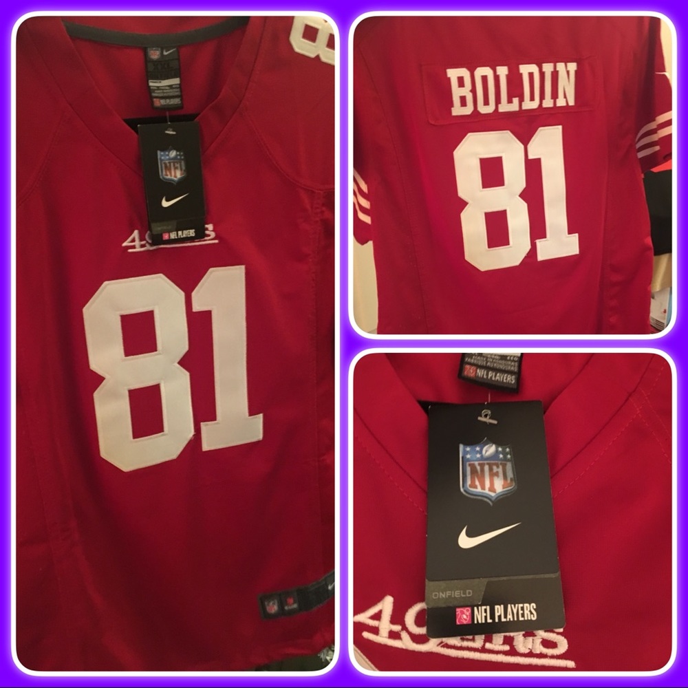 NEW with Tags! Women’s NFL 49ers Bouldin Jersey